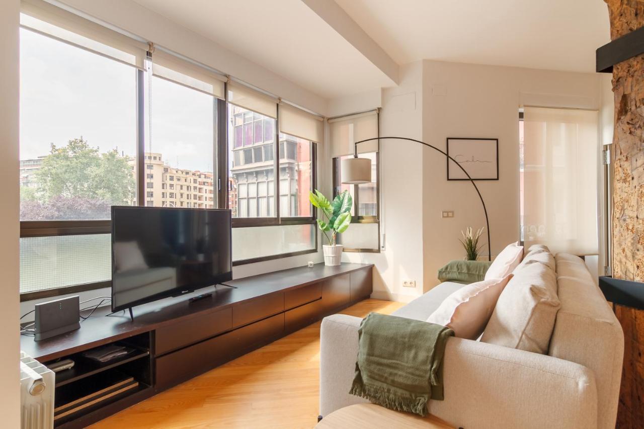 Muy Luminoso A 5 Min Del Centro De Bilbao Apartment Bagian luar foto